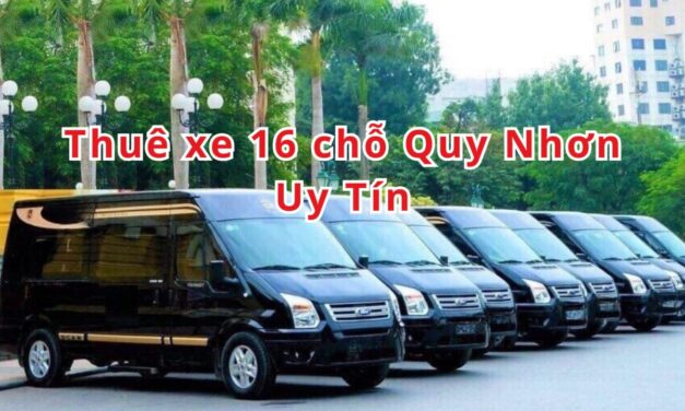 Quy Nhơn – TOP 5+ Thuê Xe 16 Chỗ Quy Nhơn Uy Tín 2026
