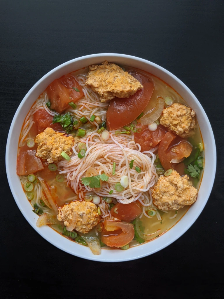 Bún riêu - Ăn sáng Gò Công